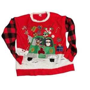 Holiday Time Red Knit Sweater